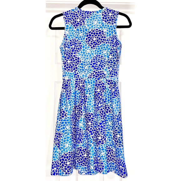 🆕 Jude Connally Sleeveless Mary Pat Dress in Mums the Word Periwinkle / Size XS - Picture 9 of 10